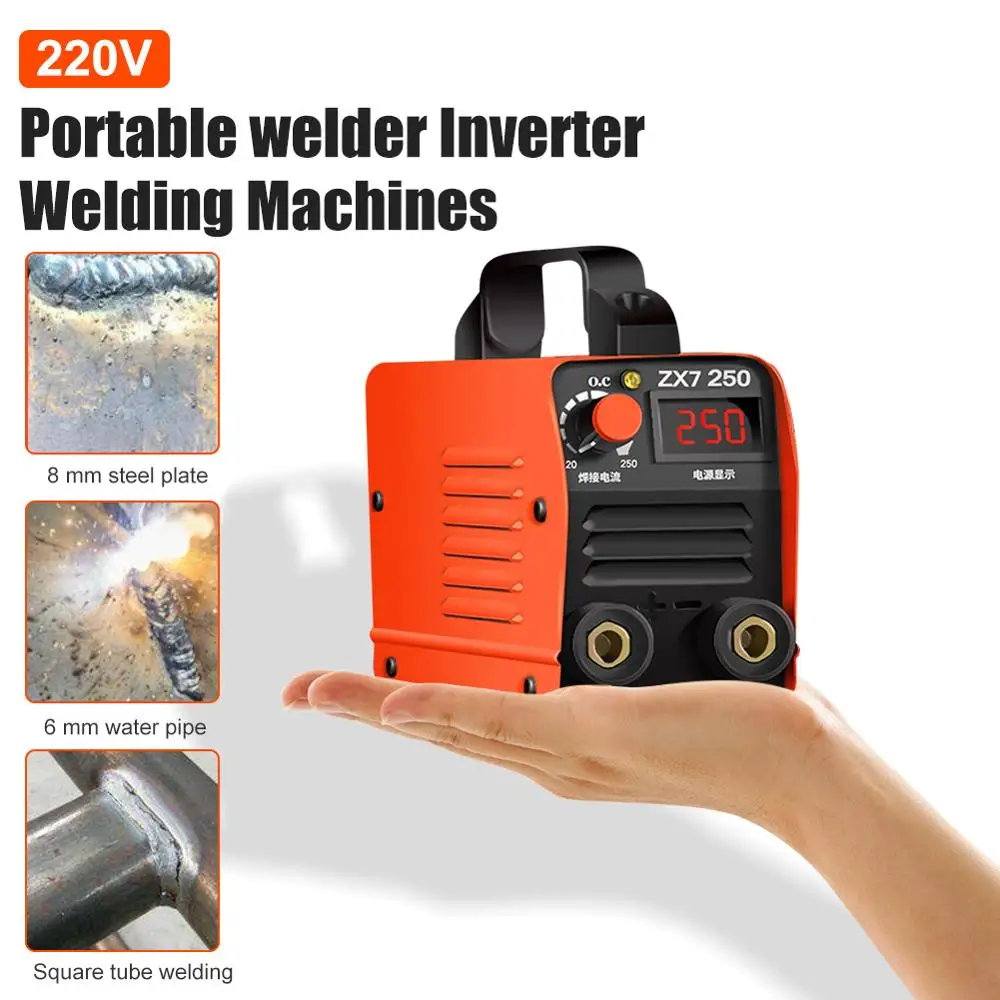 220V 250A высокое качество Портативный сварочный аппарат - Цена: 3 700,73 - 5 022,43 руб.