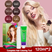 professional use colour cream golden brown red purple black hair color dye cream natural permanent hair dye with peroxide gream
