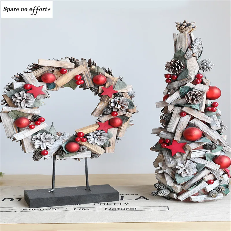 

Creative Ornaments Christmas Decoration Creative Christmas Tree Ornaments Luxury Desktop Wreaths Home Outdoor Christmas Ornament