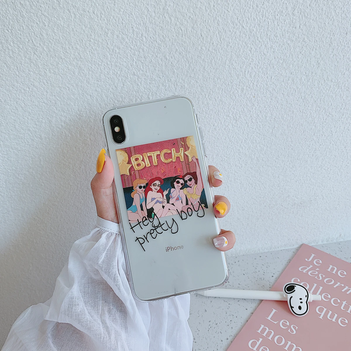 Красивый прозрачный чехол для плавания Apple iphone 6 6S 7 8 Plus X XR XS Max Ip 6plus 7plus 8plus XsMax