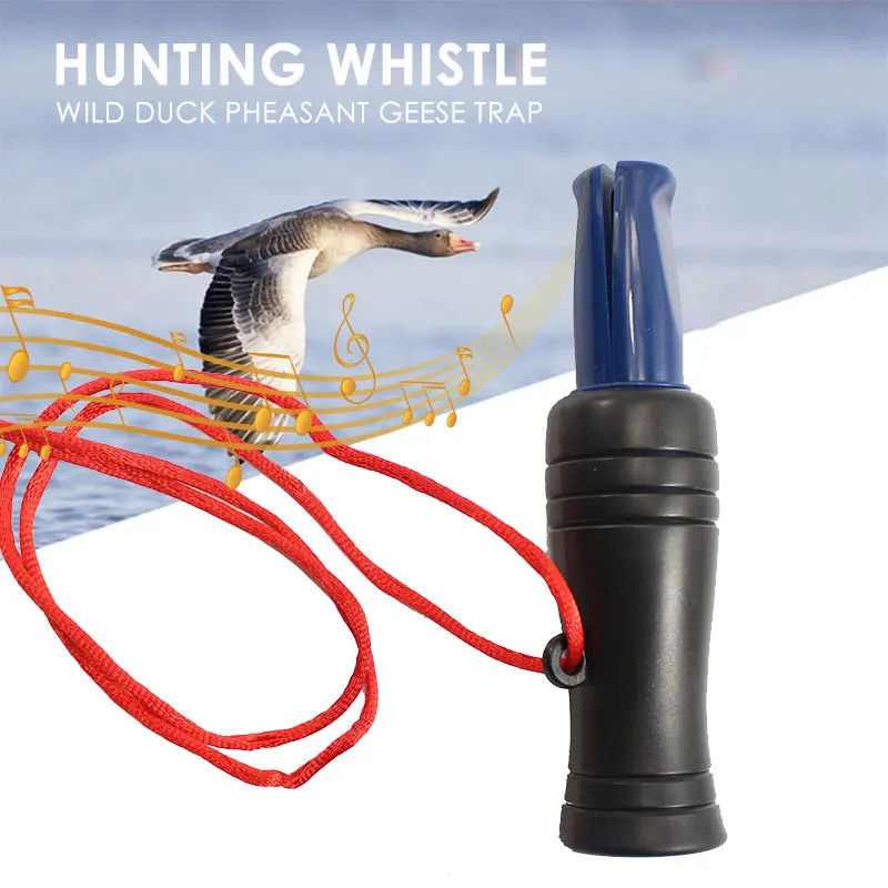 Охотничий Свисток пластмассы стрельба дикая утка звонящий приманки Черный