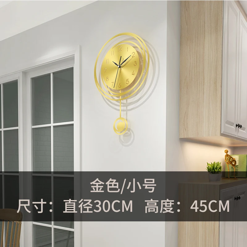

Large 3d Metal Wall Clock Living Room Gold Modern Clocks Wall Watch Home Decor Creative Silent Clock Horloge Mural Gift FZ650
