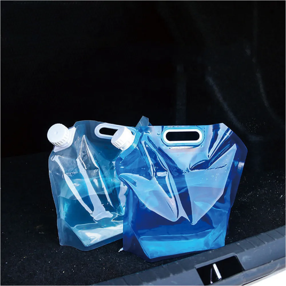 

5L/10L Outdoor Water Bags Foldable Water Container Portable Folding Water Bucket Camping Picnic BBQ Emergency Water Tank Can