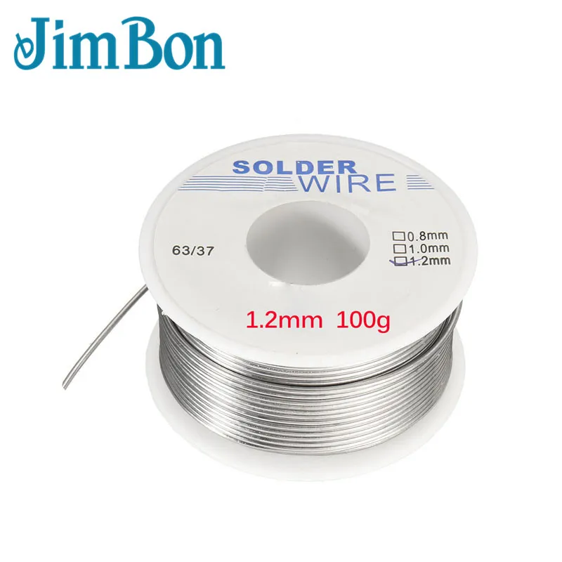 Jimbon1 мм 1 2 50 г 100 паяльник припой проволока 63/37 оловянный свинцовый флюс для