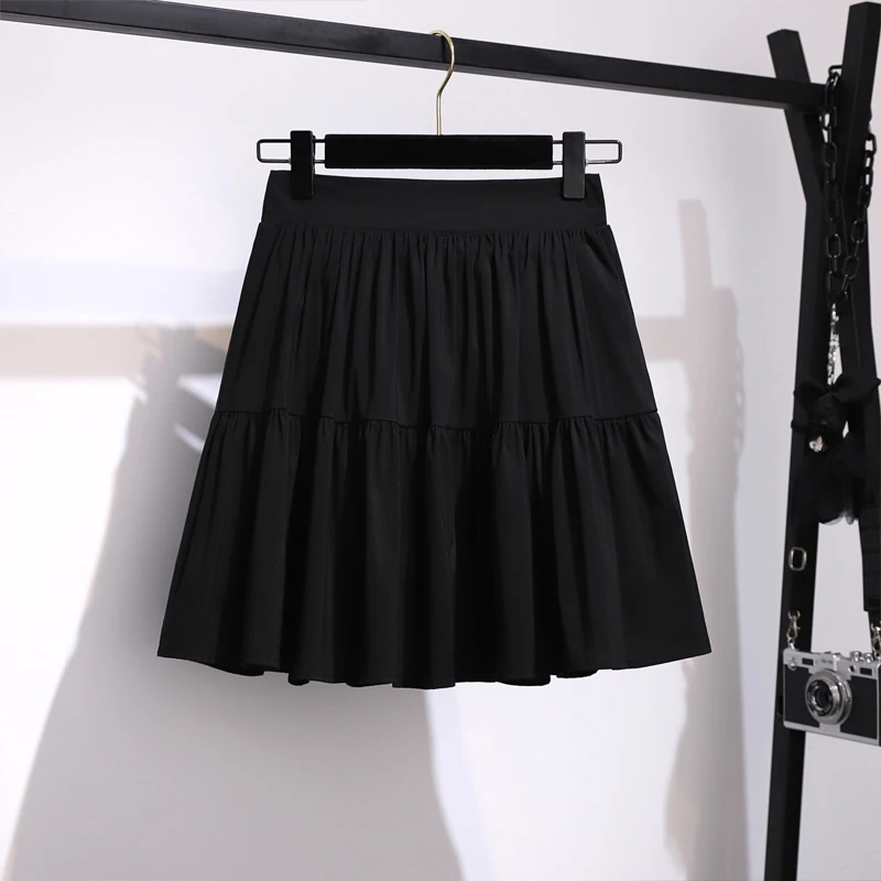 

2021 Summer Two Piece Set Women Short Sleeve T-Shirt Striped & Solid A-Line Mini Skirt Lady Outfit Casual Elegant Suit #TZ13