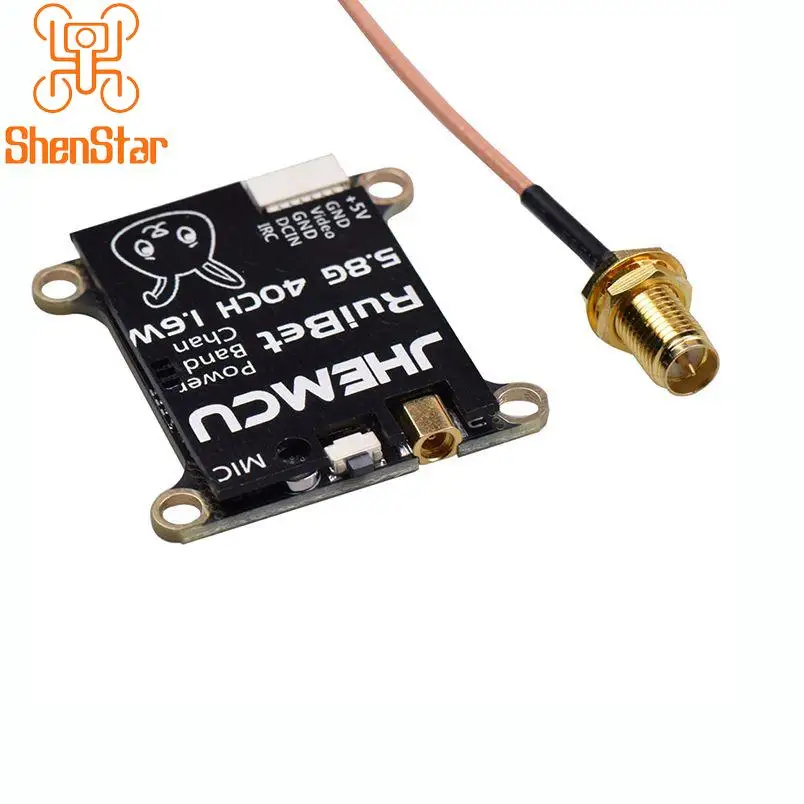 ShenStar JHEMCU RuiBet Tran-3016W 5 8 ГГц 40CH Питер/25 МВт/200/400/800 МВт переключаемый VTX для