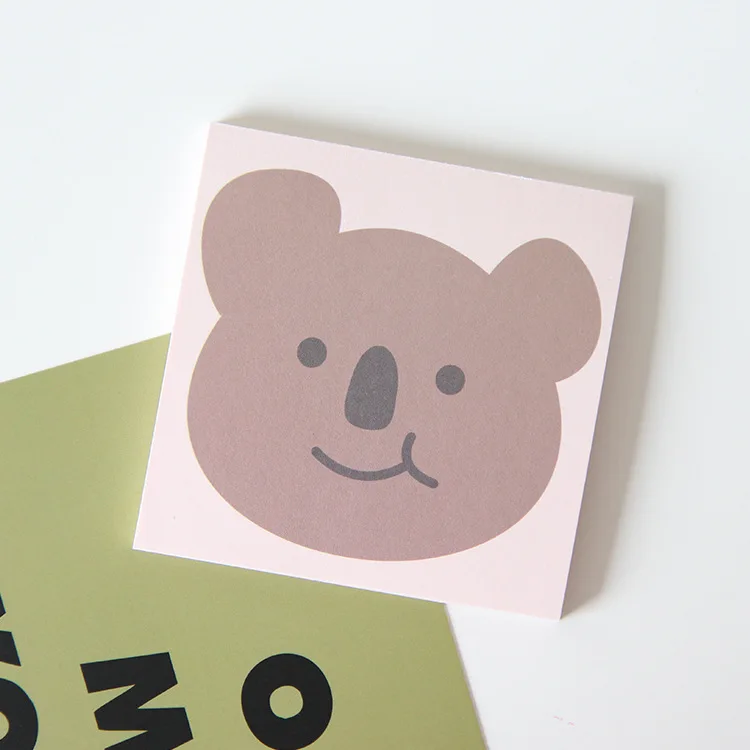 50 листов Kawaii панда, коала блокнот ежедневный DIY клейкий блокнот для заметок Escolar Papelaria школьные принадлежности милые канцелярские принадлежности - Цвет: A