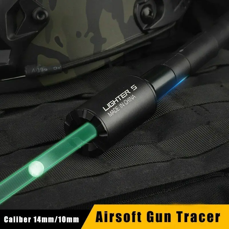 Трассировщик страйкбольсветильник света S образец 14 мм резьба M14 CW для пистолета