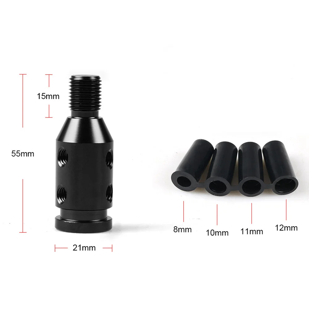 

M10 x 1.5 Car Auto Universal Aluminum Gear Shift Knob Adapter Threaded Shifter Shift Knob Adapter