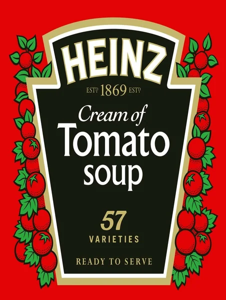 

Cream of Tomato Soup, Retro Metal Sign/plaque Wall Vintage / Kitchen Gift