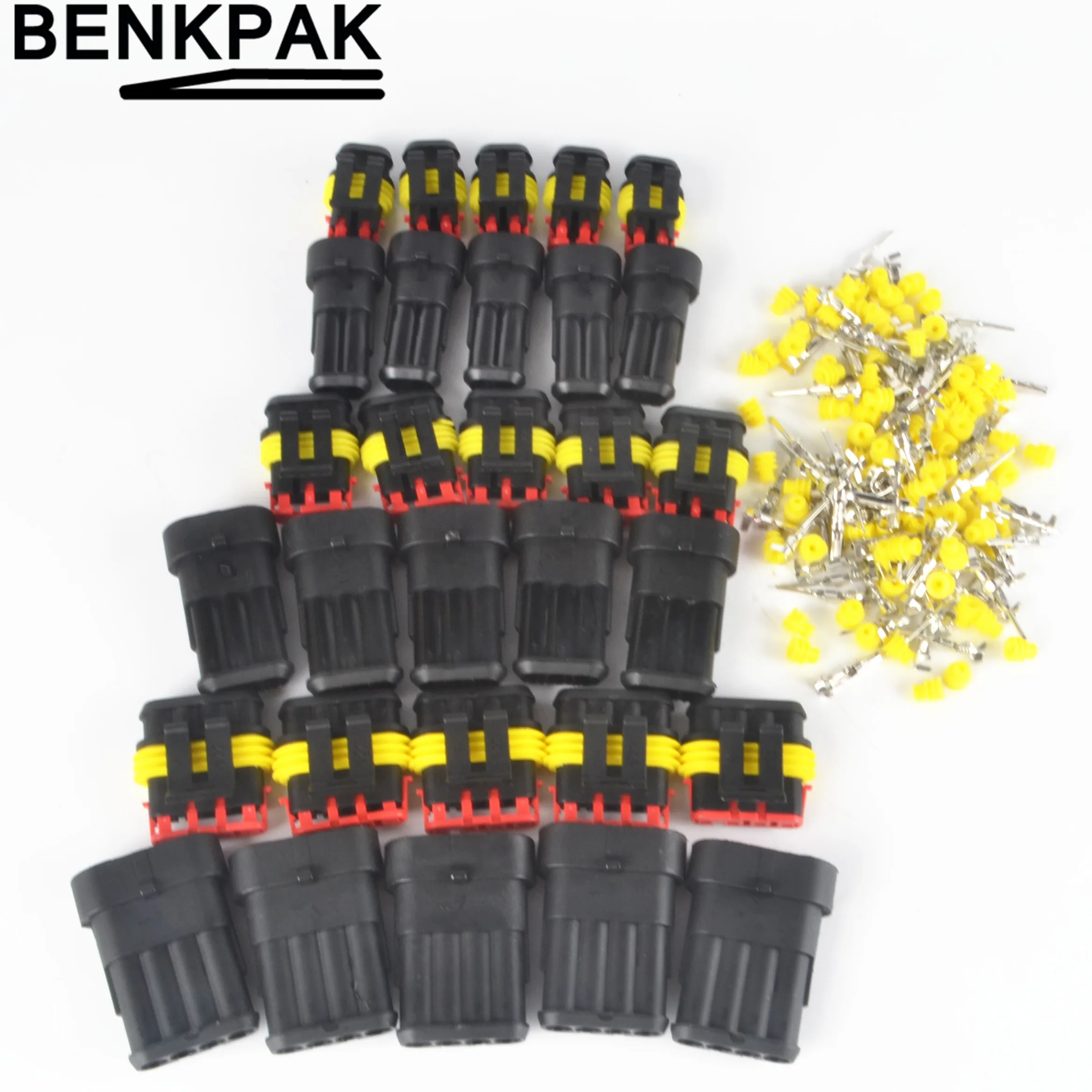 15 комплектов герметичные Водонепроницаемые электрические соединители для