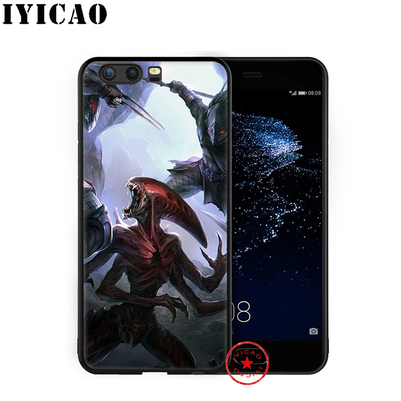 IYICAO Alien Vs Predator Soft Case for Huawei P30 P20 P10 P9 P8 2017 2016 2015 P Smart Z Plus 2019 Mate 20 10 Lite Pro Mini |