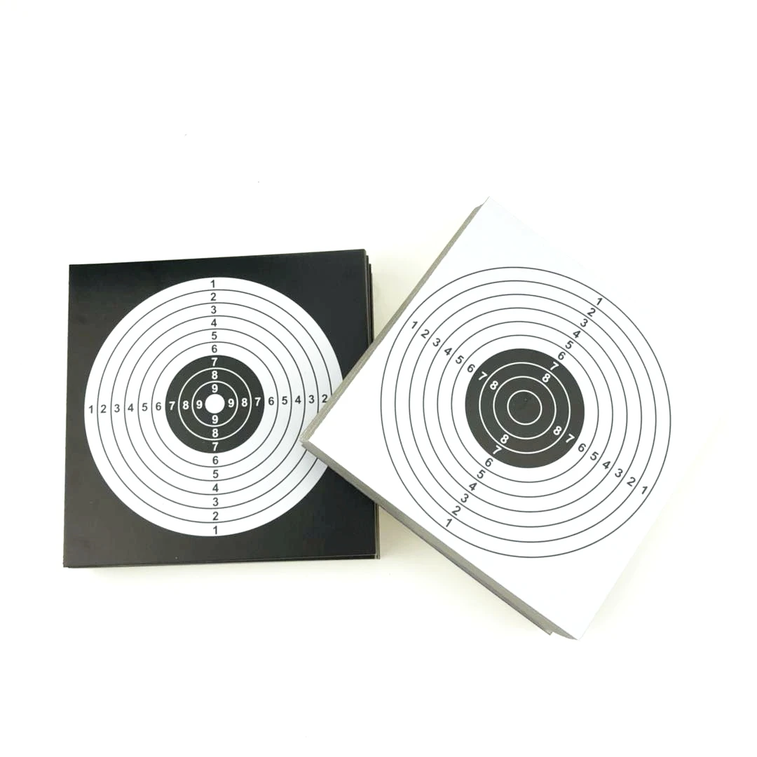 100 шт./компл. 5 &quotбумажные мишени для стрельбы тактические квадратные бумажные