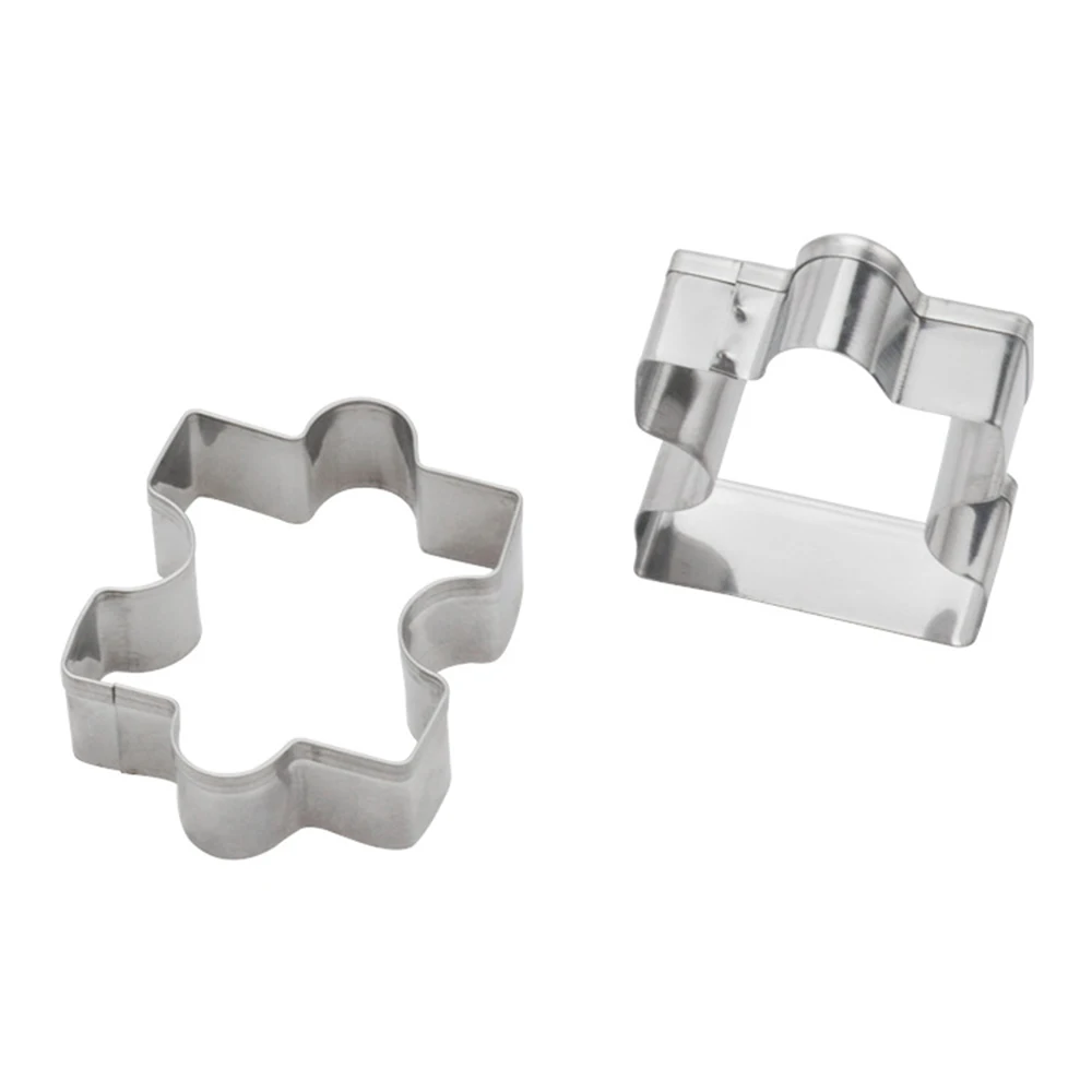 

1PC Christmas Cookie Shape Stainless Steel Cookie Cutter DIY Biscuit Mold Dessert Bakeware Cake Mold Cookie Stamp Fondant Cutter