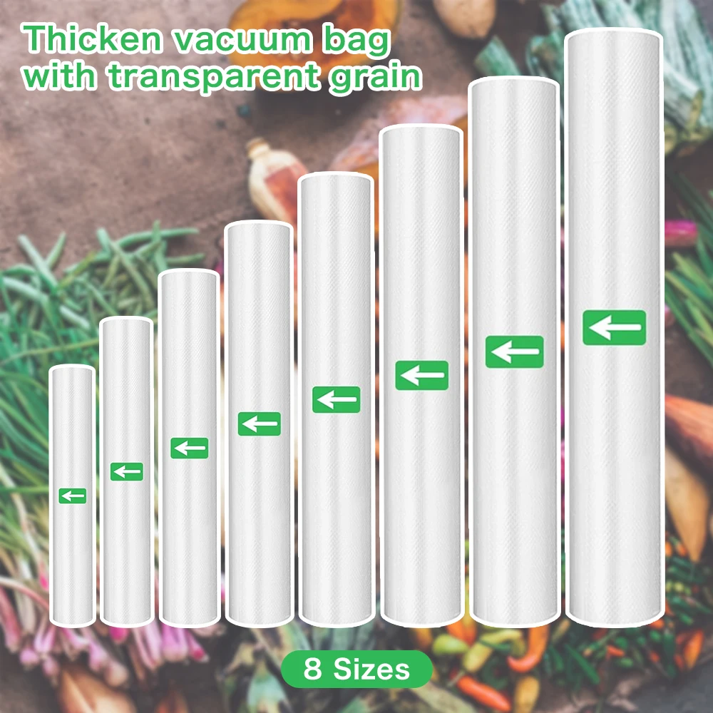 

Two Specifications Of Insurance Packaging Film Vacuum Food Storage Bag Food Fresh Kitchen Tool Sealing Machine Storage Bag