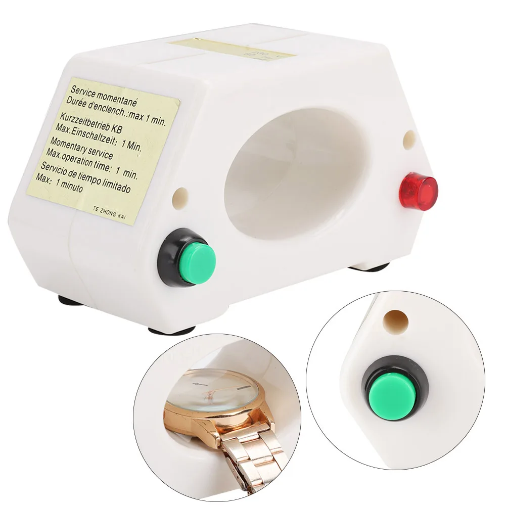 Mechanical Wristwatch Demagnetizer Watch Demagnetizing Time Adjusting Watchmaker Repair Tool Accessories EU/US Plug | Наручные часы