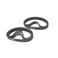 5pcs gt3 2mgt 2m 2gt synchronous timing belt pitch length 136138140142144 width 6mm9mm teeth 68697072 74 in
