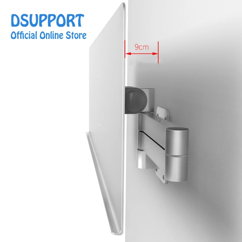 Поднос для клавиатуры и монитора двойного использования Настенный Складной