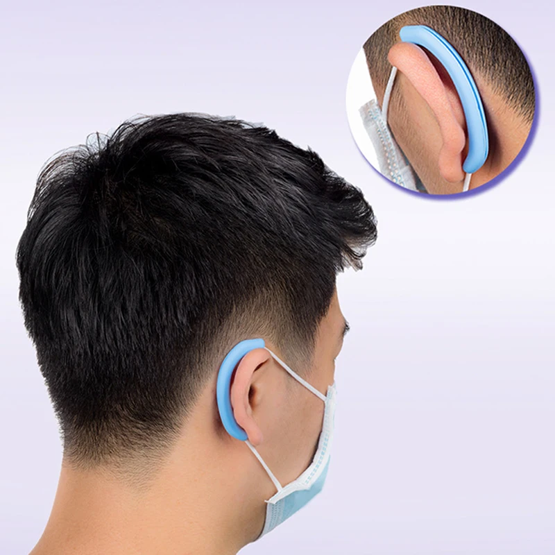 

6 шт./компл. маска для лица унисекс, универсальная защитная маска для ушей «сделай сам», силиконовые наушники, защита для ушей, удобные чистые...