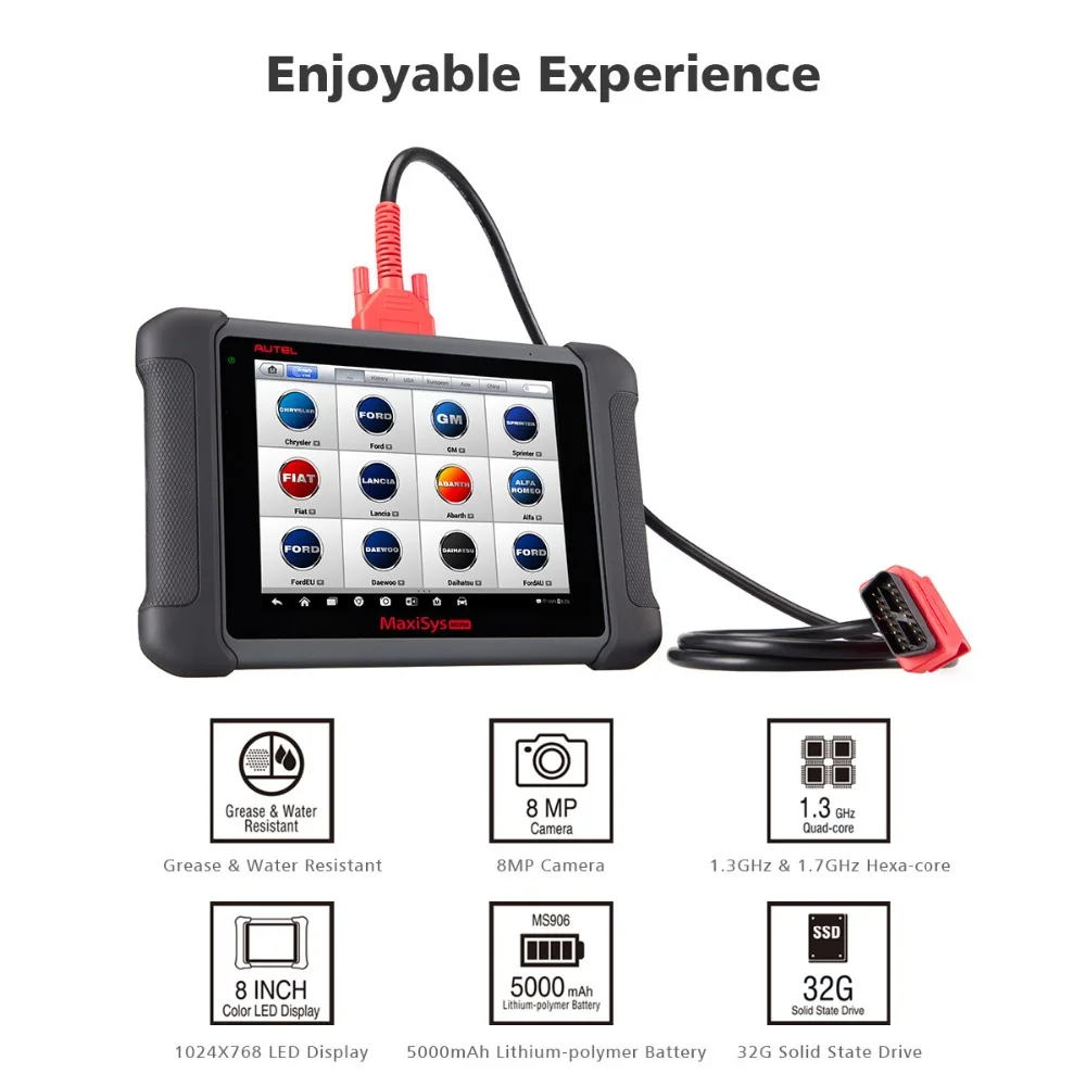 Autel MaxiSys MS906 OBD2 сканер автомобильный диагностический инструмент MS 906 ключ программируемый код считыватель OEM инструменты ключ кодирование