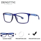 Квадратные оптические очки ZENOTTIC для мужчин, при дальнозоркости, близорукости, фотохромные, с защитой от сисветильник