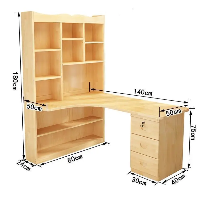 Dobravel стоящая кровать Меса Escritorio стенд Tafel офис Biurko Ретро деревянный компьютер ноутбук стол с книжной полкой