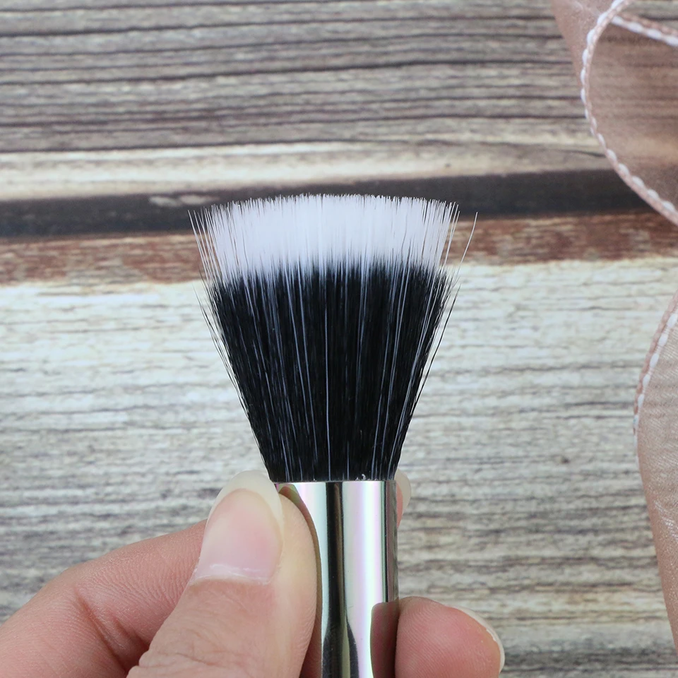 BEILI Red 1 pieces Makeup Brush Synthetic Hair Nano Wool Fiber Foundation Blush Concealer Professional Vegan Make up Tool | Красота и