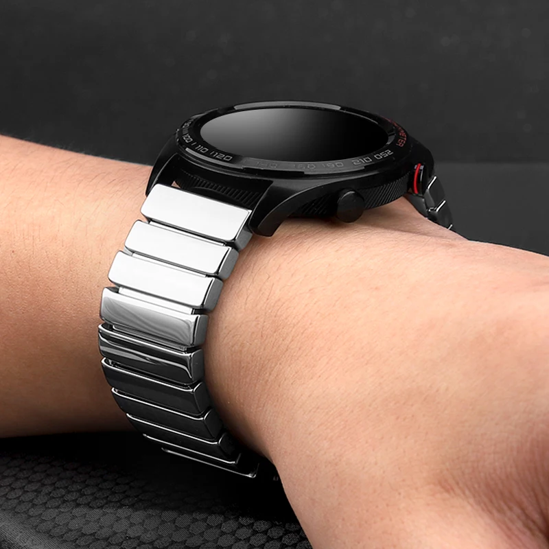 20 мм 22 мм керамический ремешок для часов huawei Watch GT/honor magic watch 2 для Amazfit Stratos 2/2S ремешок для часов браслет аксессуары