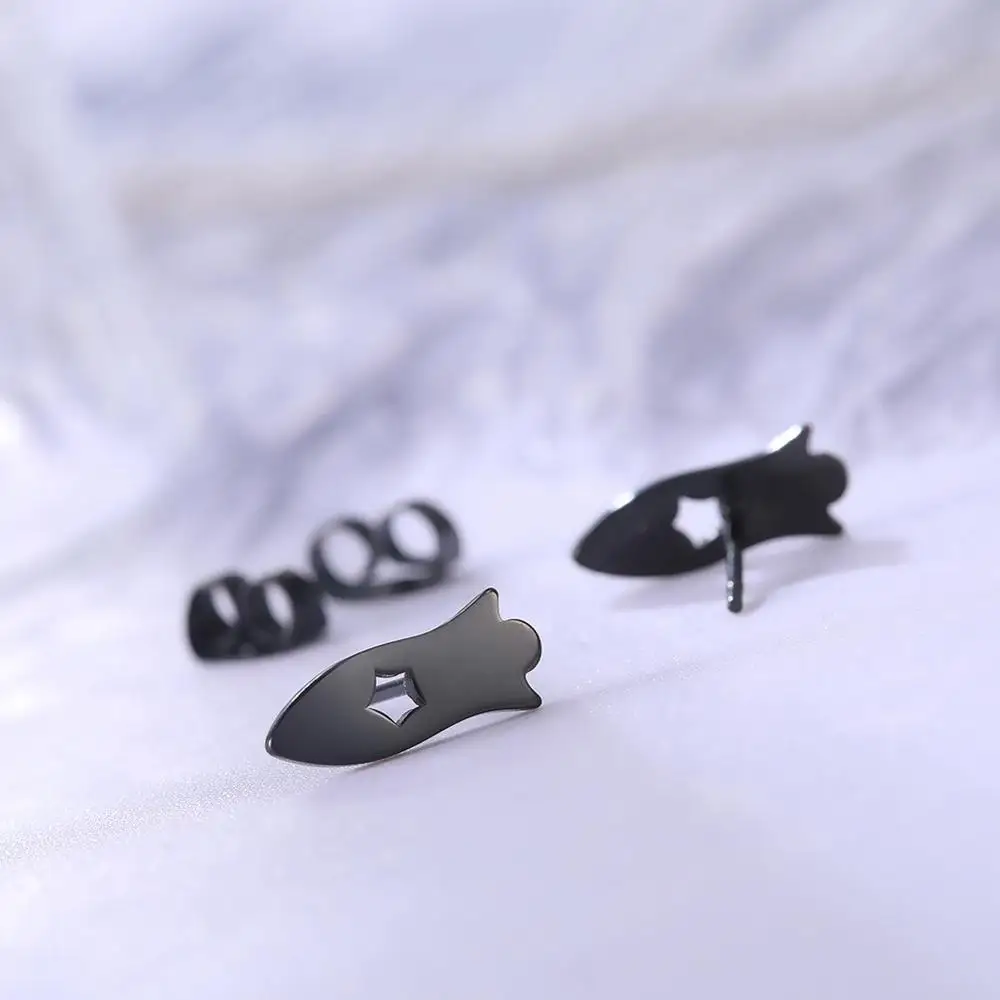 Женские серьги-гвоздики из нержавеющей стали с планетами | Украшения и