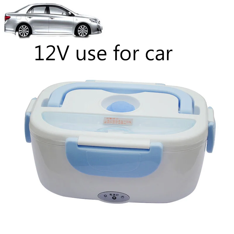 

1L Portable Cooking Pot In home 220V 24/12VTruck Car Electric Mini Rice Cooker Multifunctional Electric Lunch Box for two person
