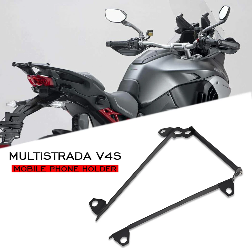 

For DUCATI MULTISTRADA V4S 2021 Motorcycle GPS Navigator Support Motorcycle Mobile Phone Holder Phone Holder Navigation Bracket