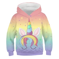 kids girls unicorn hoodies 3 14 years old baby girl sweatshirt unicorn hoodies boys hooded autumn and winter girl clothes tops
