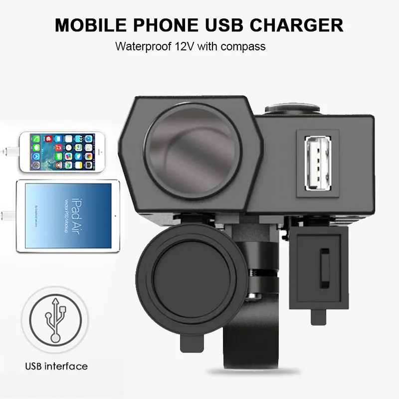 Мотоцикл Usb зарядное устройство мотоцикл розетка универсальный