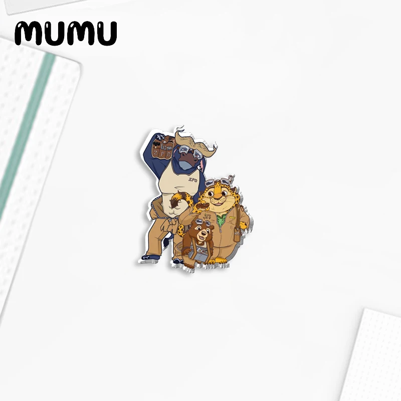 Новинка 2021 Акриловые Броши с изображением зоотопии значок на лацкан Ника и Джуди