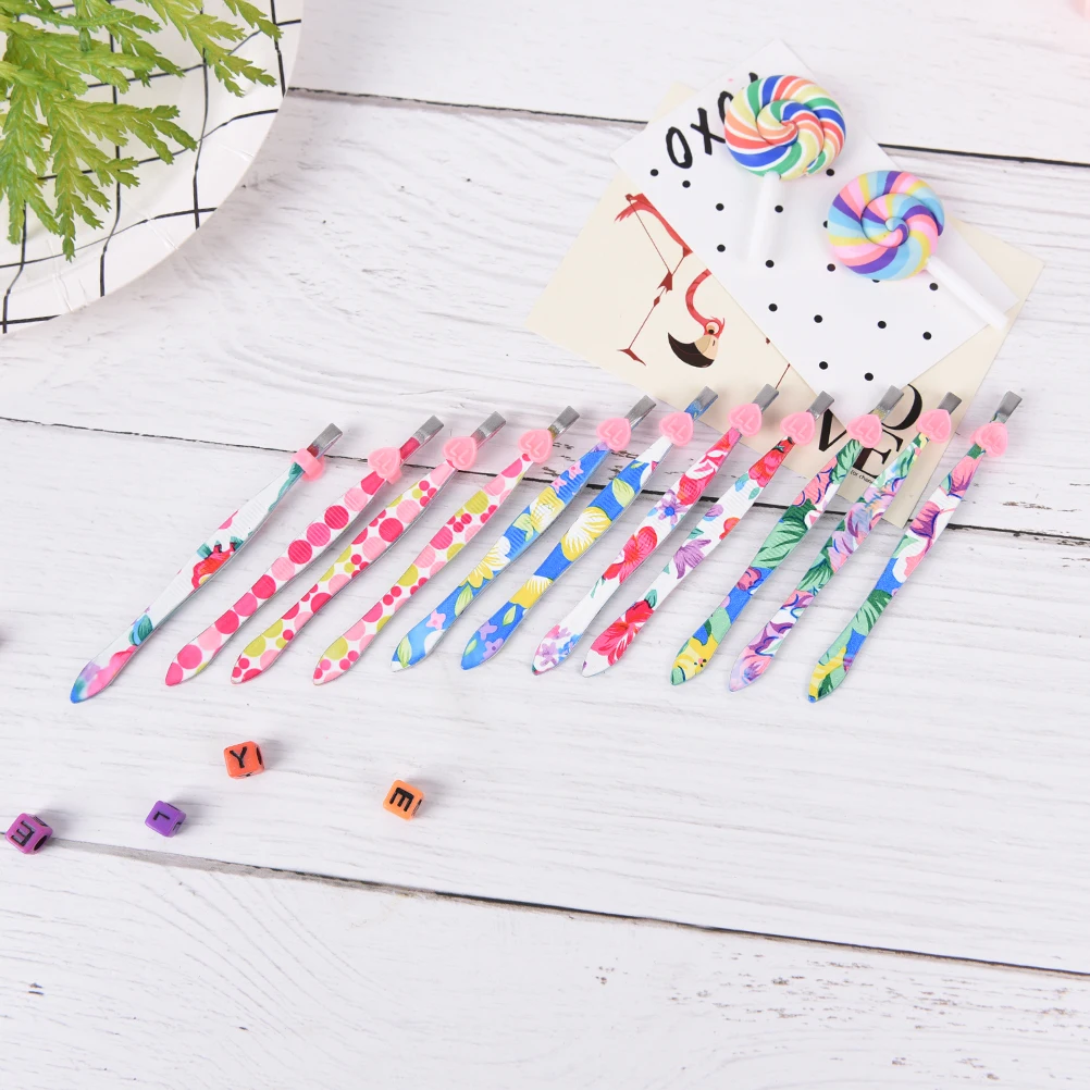 1 шт. Профессиональный пинцет для бровей удаления волос из нержавеющей стали с