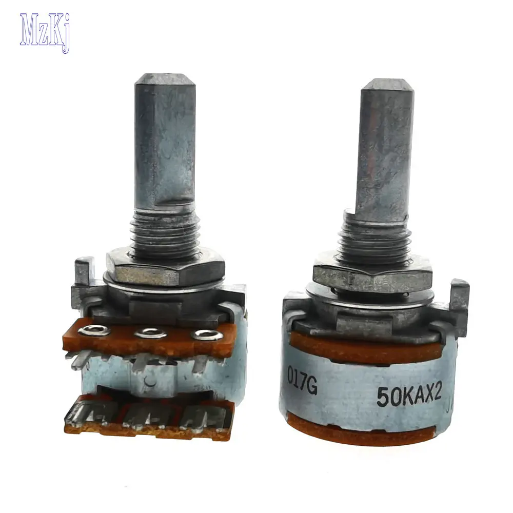 3 шт. японский ротационный потенциометр ALPS RK16 20 мм 50K 50KAX2 регулятор громкости