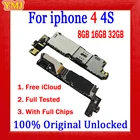 Оригинальная материнская плата, 100% оригинальная полная логическая плата, совместима с Iphone 4, 5, 5C, 8 ГБ, 16 ГБ, 32 ГБ