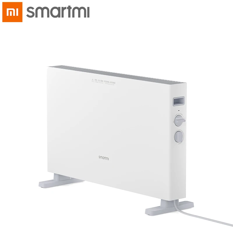 Белый Xiaomi smartmi электрический обогреватель 1S умная версия быстрый удобный обогреватель для дома комнаты Быстрый конвекторный вентилятор для камина настенный warmeheating - Цвет: Белый