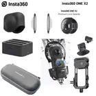 Оригинальные ограждения для объектива insta360 one x2, рамка, чехол для дайвинга, основание адаптера, зарядное устройство, сумка insta 360 onex2 аксессуары