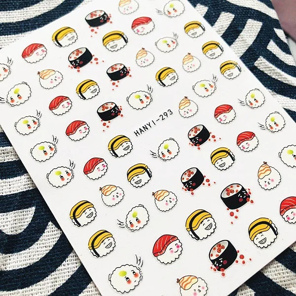 HANYI 293 суши дизайн Одежда с принтом Разноцветные юбки для девочек пленка