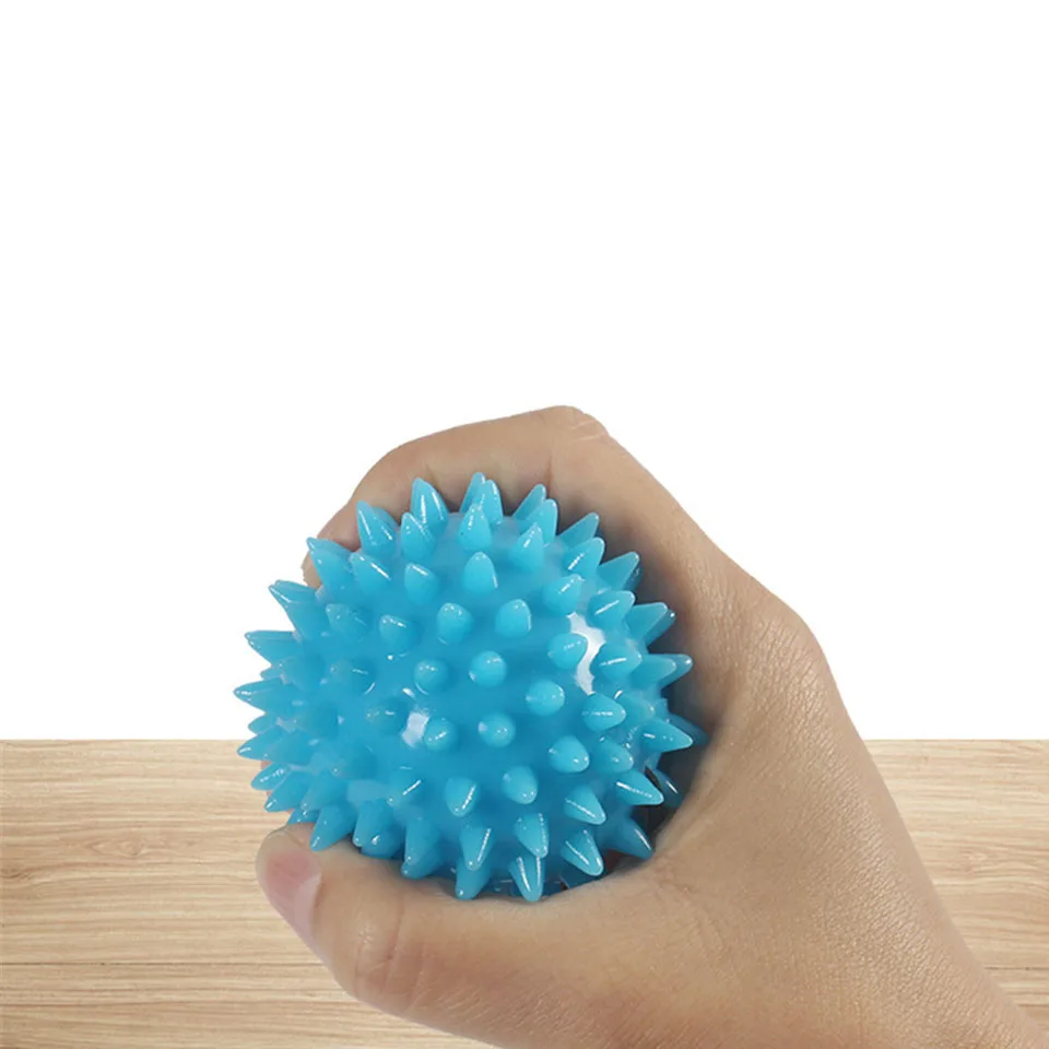 Тренировочный реабилитационный мяч с ручкой ремешком на запястье для дома и