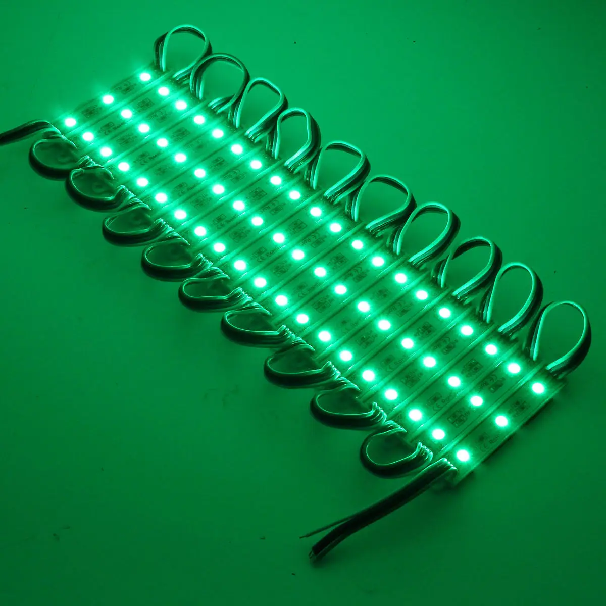 

200PCS SMD5050 RGB LED Club Store Front Window Sign Module Light DC12V + Mini 44Key IR Remote + 24A LED Controller
