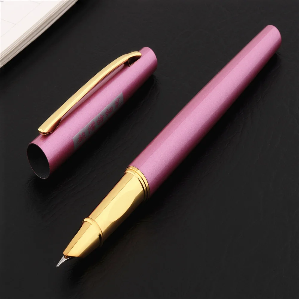 

High quality 7027 Nine red Smooth Fine body Finance office Fountain Pen New School student stationery Supplies