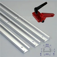 aluminium alloy t track slot miter track jig fixture t slot and track stop for carpenter manual router table woodworking tools