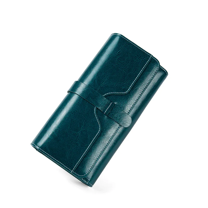 Женские кошельки из натуральной кожи с технологией радиочастотной