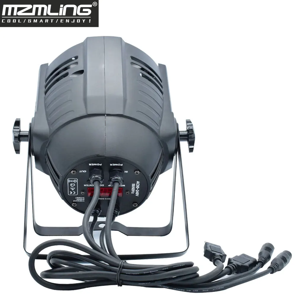 4 шт./лот DMX512 COB100 холодный белый + теплый свет светодиодный прожектор Par Led