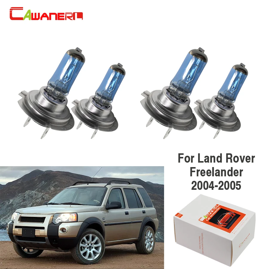 Cawanerl 4 X Автомобильный светильник головной 100 Вт галогенная лампа для Land Rover Freelander