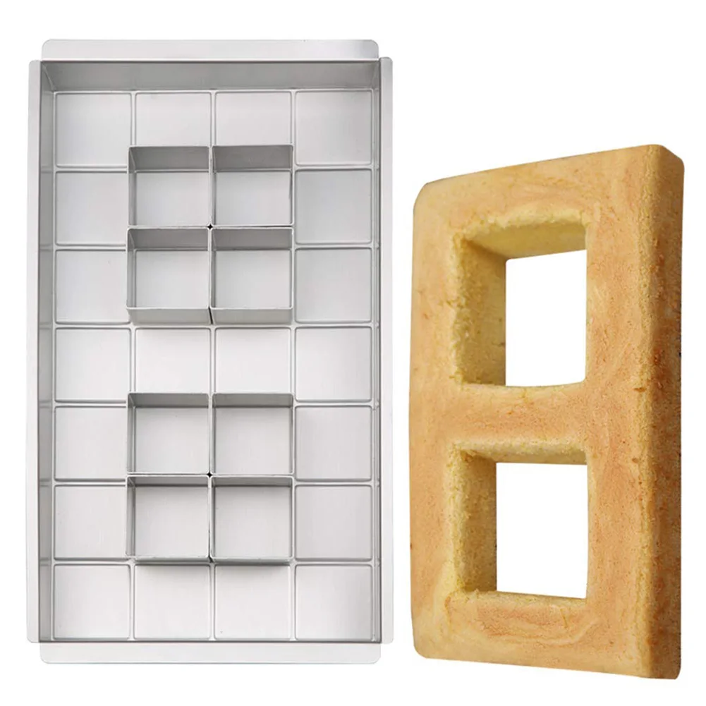 1 Набор алюминиевая прямоугольная форма для выпечки тортов|Формы тортов| |