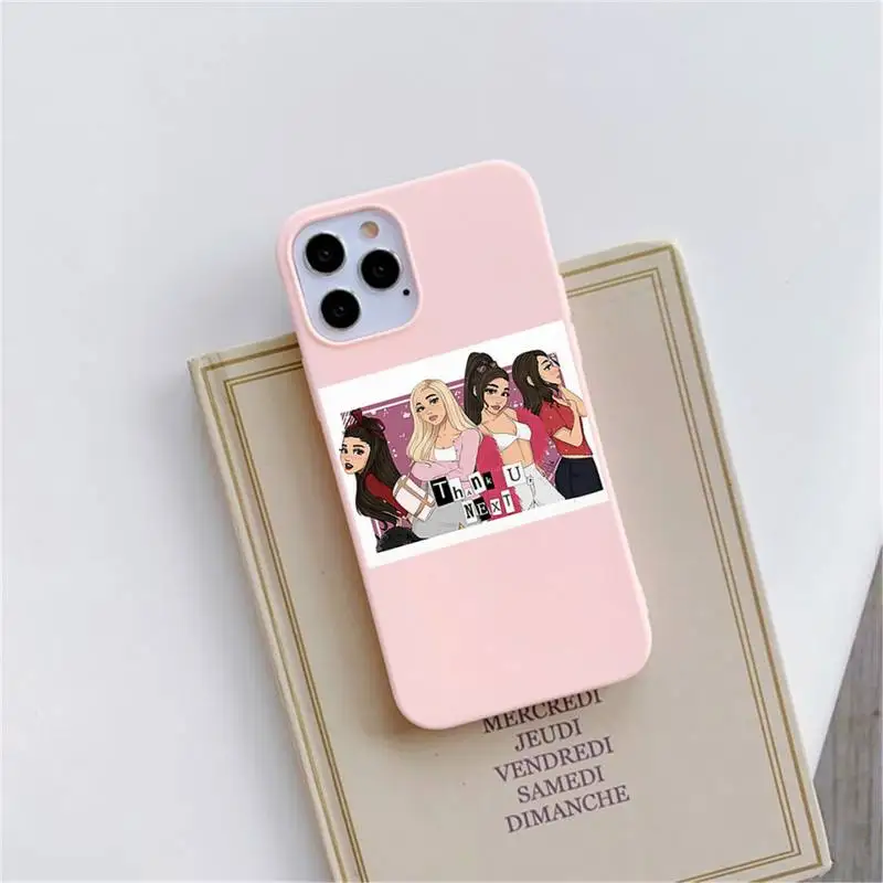 

Anime cartoon sexy girl Ariana cute Phone Case Candy Color for iPhone 6 6S 7 8 11 12 XS X SE 2020 XR mini pro Plus MAX funda