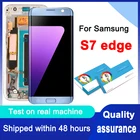 5,5 ''Burn Shadow Super AMOLED для Samsung Galaxy S7 edge G935F SM-G935F, ЖК-дисплей с рамкой, сенсорный экран, дигитайзер в сборе